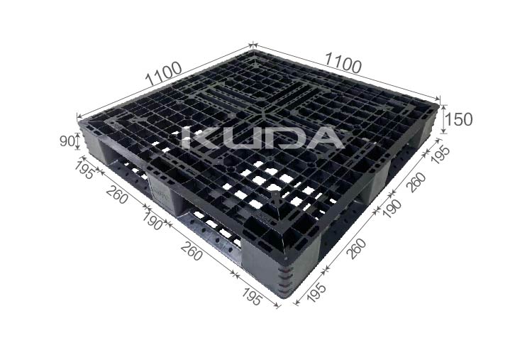 1111Q-WGTZ PLASTIC PALLET(BUILT-IN STEEL TUBE)