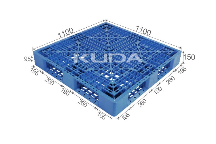 1111P-WGTZ PLASTIC PALLET(BUILT-IN STEEL TUBE)