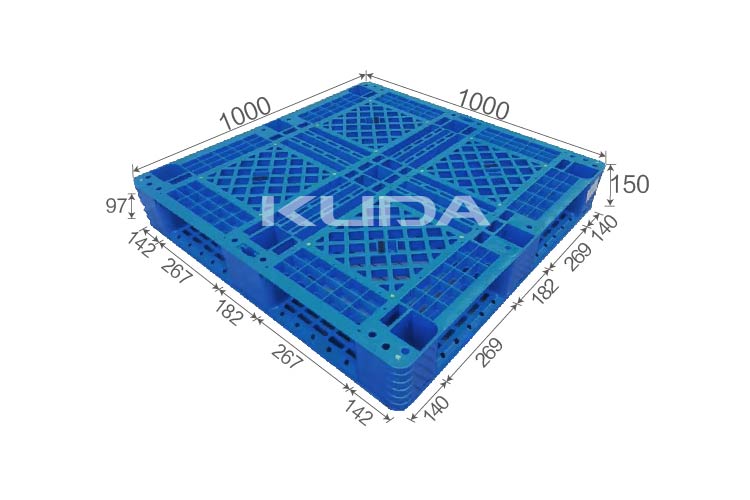 1010F-WGTZ PLASTIC PALLET(BUILT-IN STEEL TUBE)