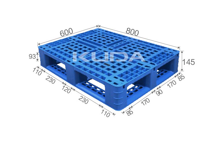 0806A-WGTZ（MZGG） PLASTIC PALLET(BUILT-IN STEEL TUBE)