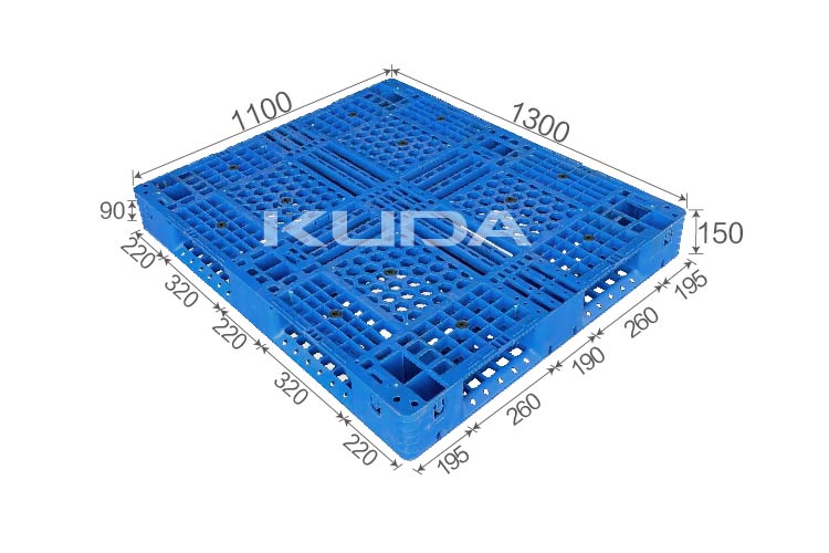 1311H-WGTZ PLASTIC PALLET(BUILT-IN STEEL TUBE)