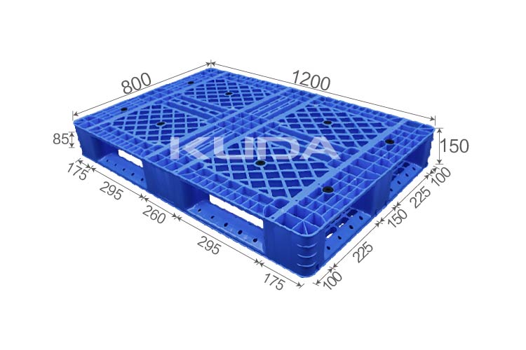 1208D-WGTZ PLASTIC PALLET(BUILT-IN STEEL TUBE)