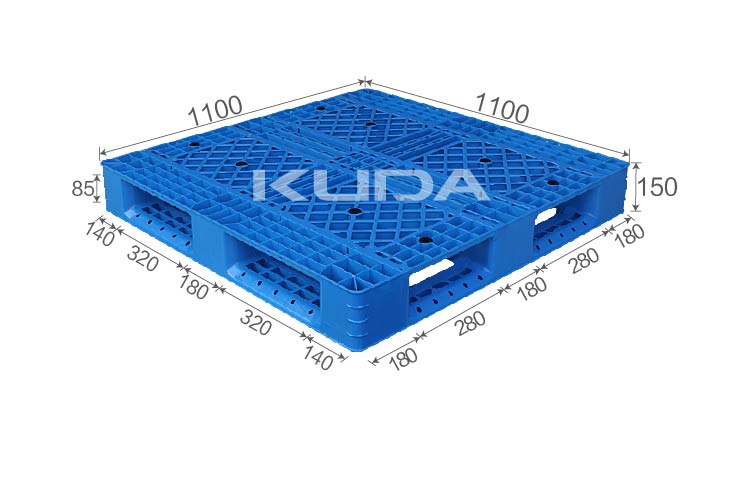 1111N-WGTZ PLASTIC PALLET(BUILT-IN STEEL TUBE)