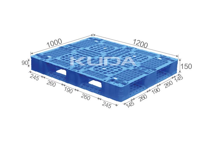 1210M-WGTZ PLASTIC PALLET(BUILT-IN STEEL TUBE)