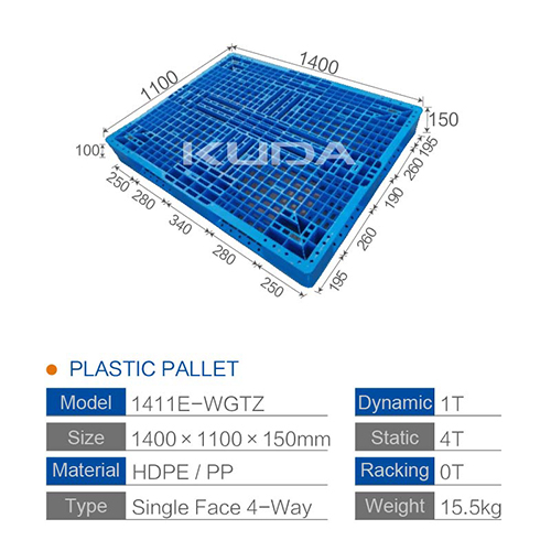 1411E-WGTZ PLASTIC PALLET