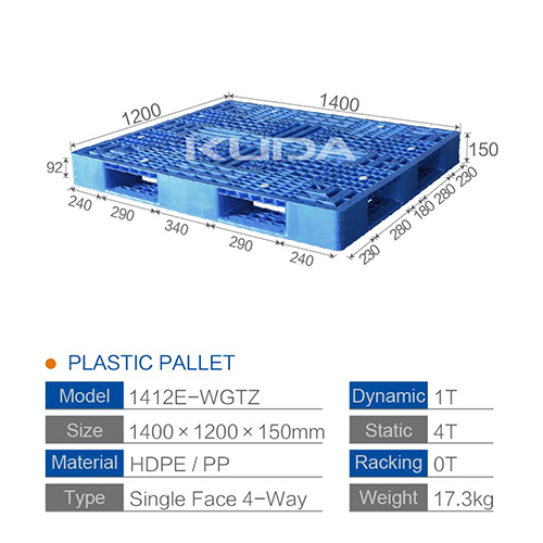 1412E-WGTZ PLASTIC PALLET