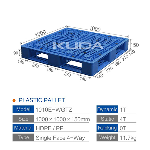 1010E-WGTZ PLASTIC PALLET