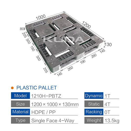 1210H-PBTZ PLASTIC PALLET