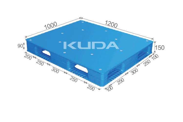 1210G-PBTZ PLASTIC PALLET（BUILT-IN STEEL TUBE）