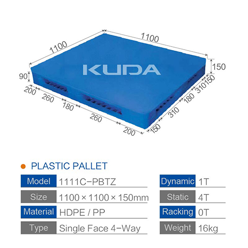 1111C-PBTZ PLASTIC PALLET