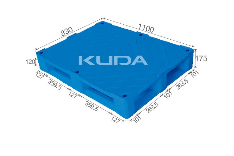 11083A-PBRZ PLASTIC PALLET（BUILT-IN STEEL TUBE）