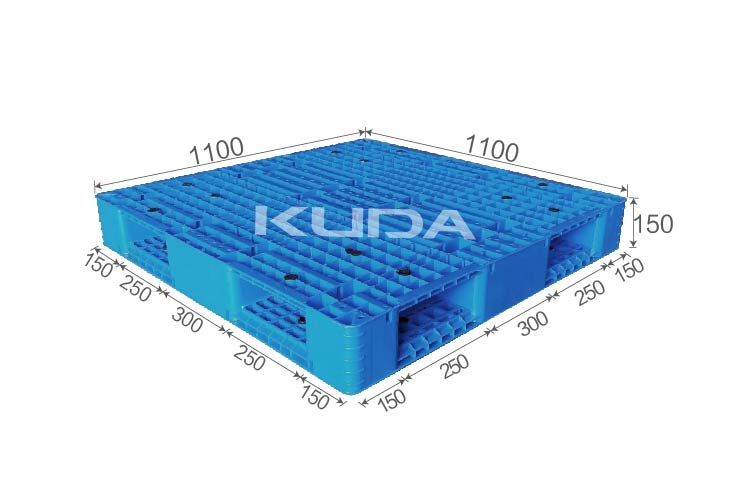 1111M-WGSM PLASTIC PALLET（BUILT-IN STEEL TUBE）