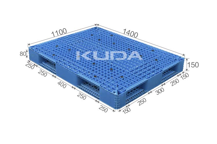 1411E-WGSM PLASTIC PALLET（BUILT-IN STEEL TUBE）