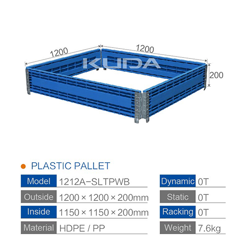 1212A-SLTPWB PLASTIC PALLET COAMING