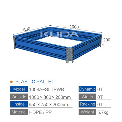 1008A-SLTPWB PLASTIC PALLET COAMING