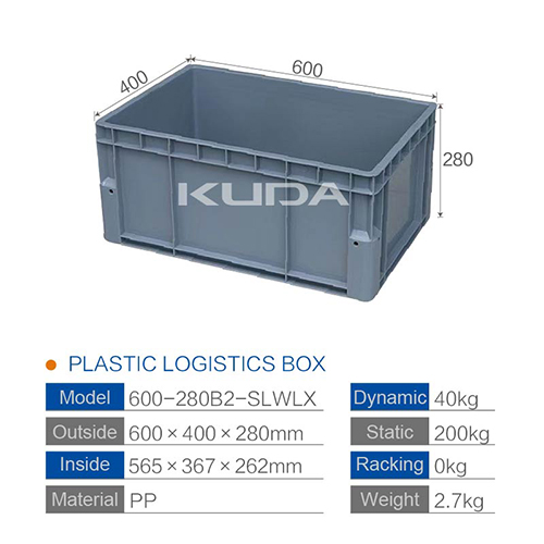 600-280B2-SLWLX PLASTIC LOGISTICS BOX