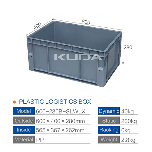 600-280B-SLWLX PLASTIC LOGISTICS BOX