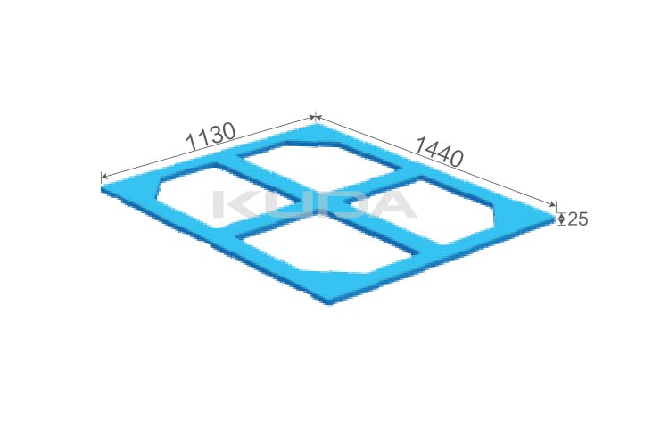 144113A-SLTPGB PLASTIC PALLET COAMING