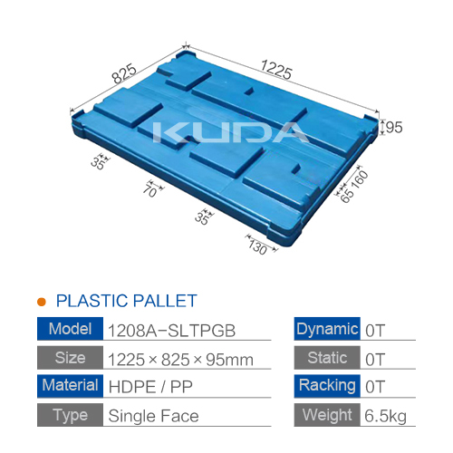 1208A-SLTPGB PLASTIC PALLET COAMING