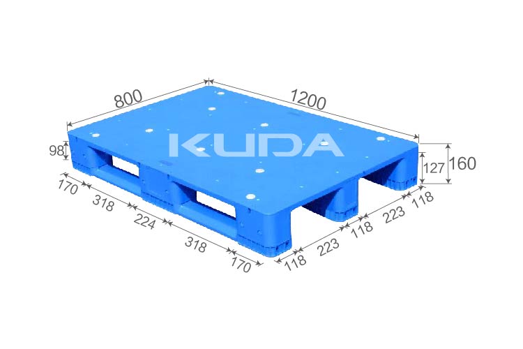 1208J-PBCZ PLASTIC PALLT(BUILT-IN STEEL TUBE)