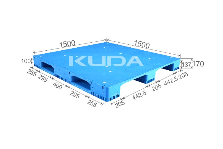 1515C-PBCZ PLASTIC PALLT(BUILT-IN STEEL TUBE)
