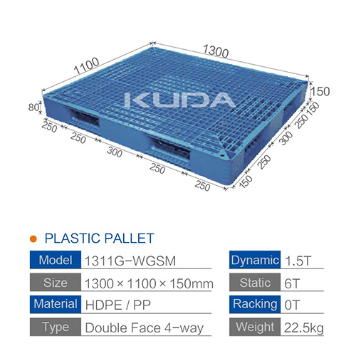 1311G-WGSM PLASTIC PALLET