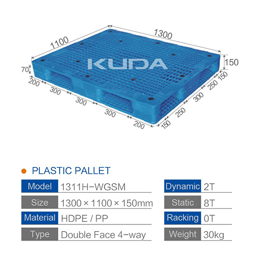 1311H-WGSM PLASTIC PALLET