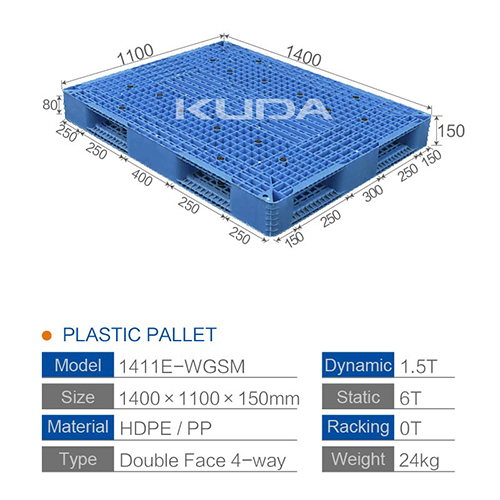 1411E-WGSM PLASTIC PALLET
