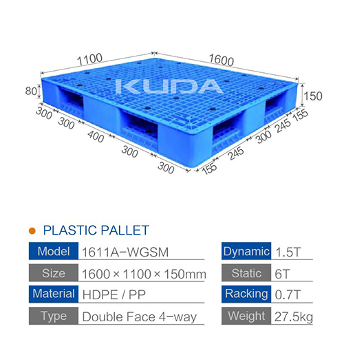 1611A-WGSM PLASTIC PALLET