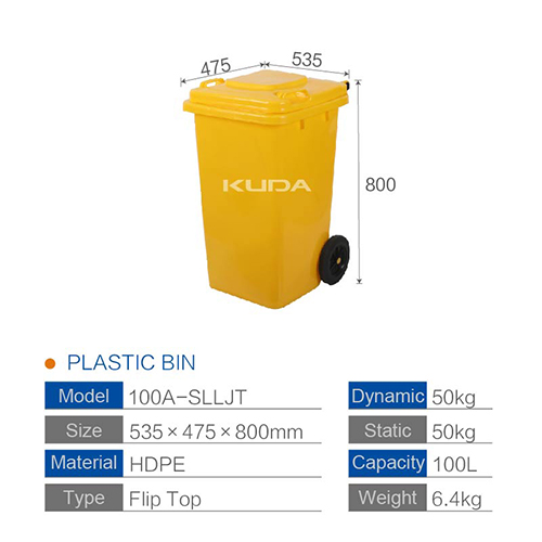100A-SLLJT PLSTIC BIN