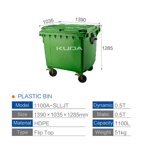 1100A-SLLJT PLSTIC BIN