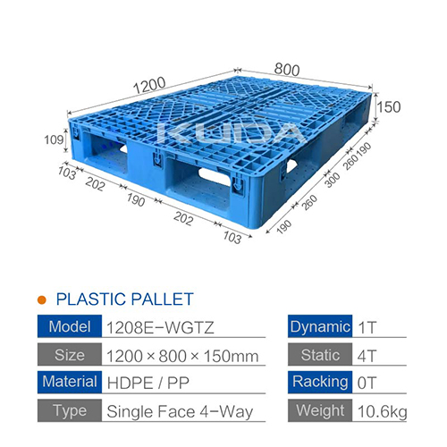 1208E-WGTZ PLASTIC PALLET