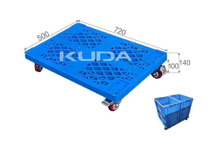 07205A-YDSSLTP MOBILE PLASTIC PALLET