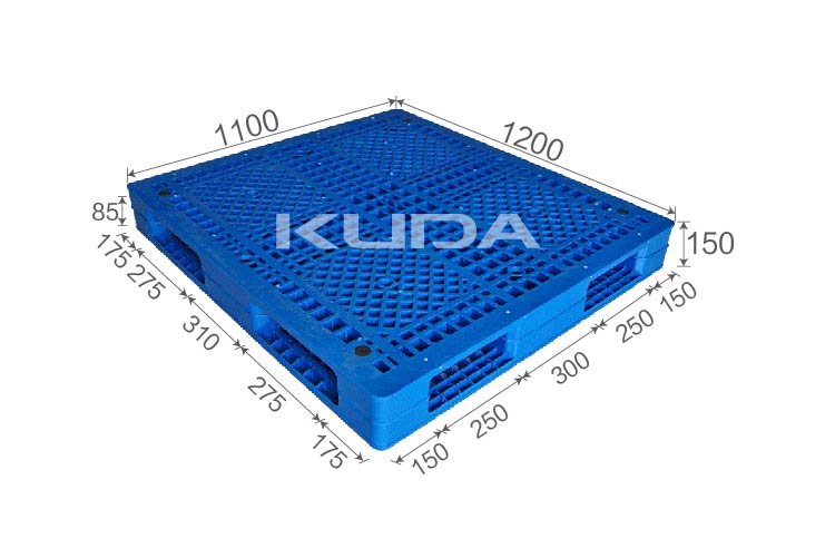 1211E-WGSM PLASTIC PALLET（BUILT-IN STEEL TUBE）