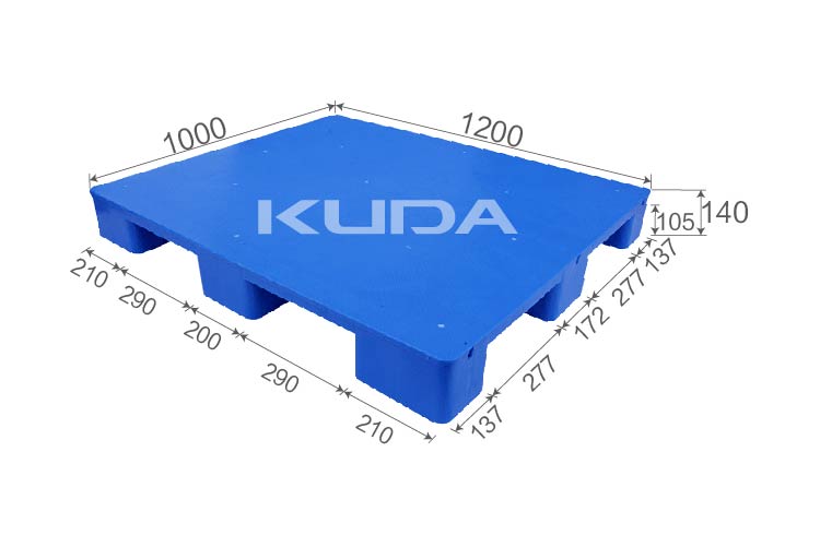 1210N-PBJJ PLASTIC PALLET（BUILT-IN STEEL TUBE）