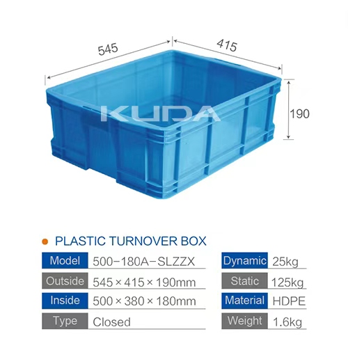 500-180A-SLZZX PLASTIC TURNOVER BOX