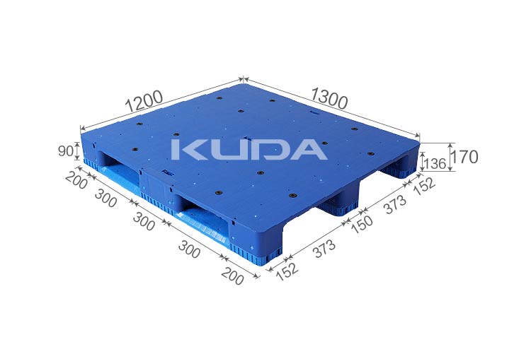 1312D-PBCZ PLASTIC PALLT(BUILT-IN STEEL TUBE)