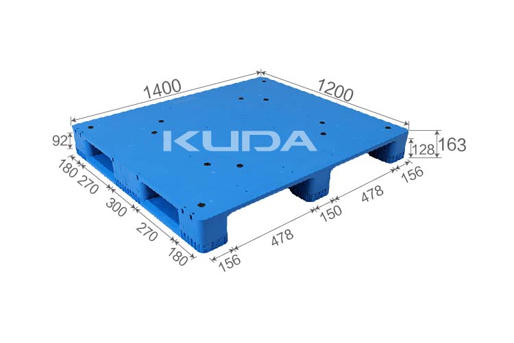 1412G-PBCZ PLASTIC PALLT(BUILT-IN STEEL TUBE)