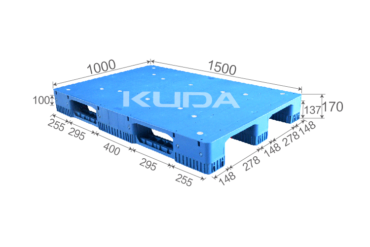 1510A-PBCZ PLASTIC PALLT(BUILT-IN STEEL TUBE)