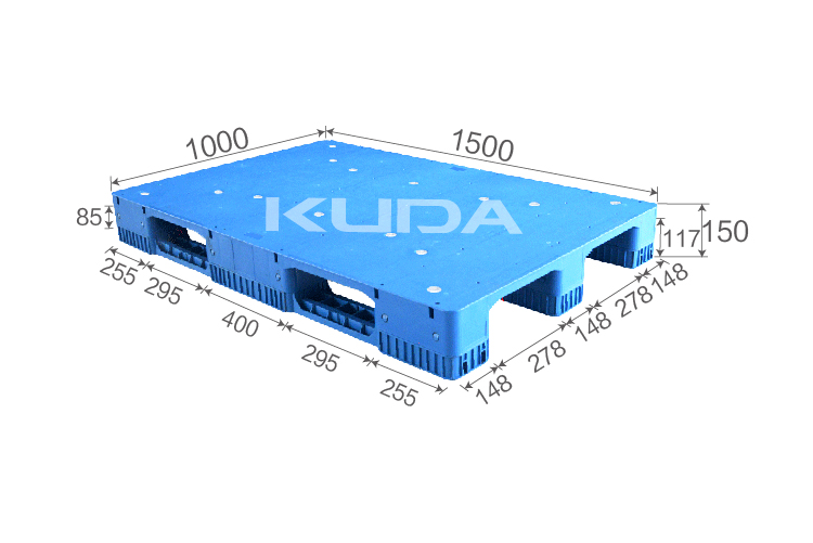 1510B-PBCZ PLASTIC PALLT(BUILT-IN STEEL TUBE)