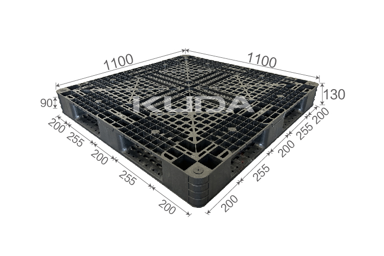 1111V-WGTZ PLASTIC PALLET(BUILT-IN STEEL TUBE)